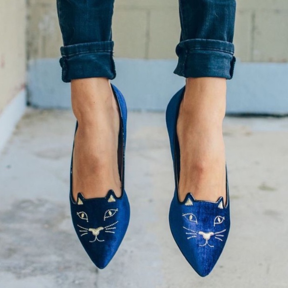 Charlotte Olympia Mid Century Kitty Flats - New in Box - Sz. 41 - Picture 7 of 11
